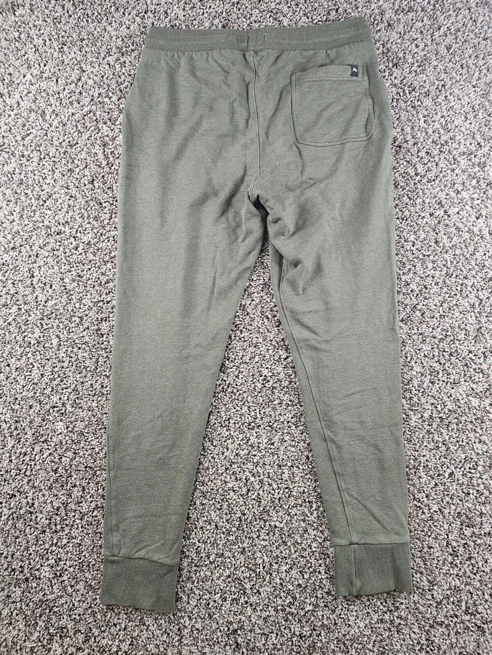 MeUndies Mens Sz M Jogger Style Pajama pants Solid Olive Green